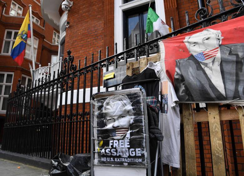 Assange fue capturado este jueves. FOTO EFE