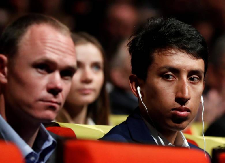 Chris Froome y Egan Bernal asisitieron a la presentación del recorrido del Tour de Francia 2020.