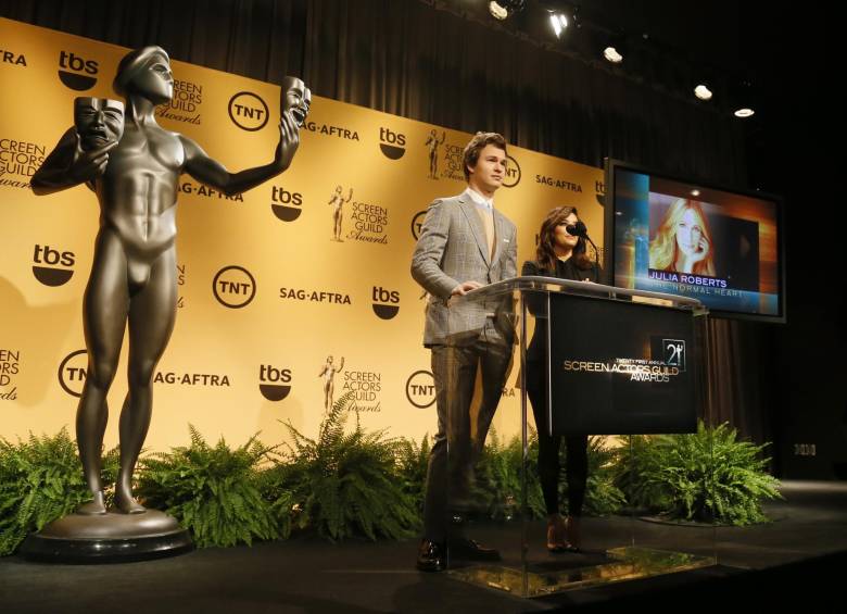 Este miércoles, en ceremonia en Los Ángeles, se entregaron los nominados a los SAG Awards 2015. FOTO AP