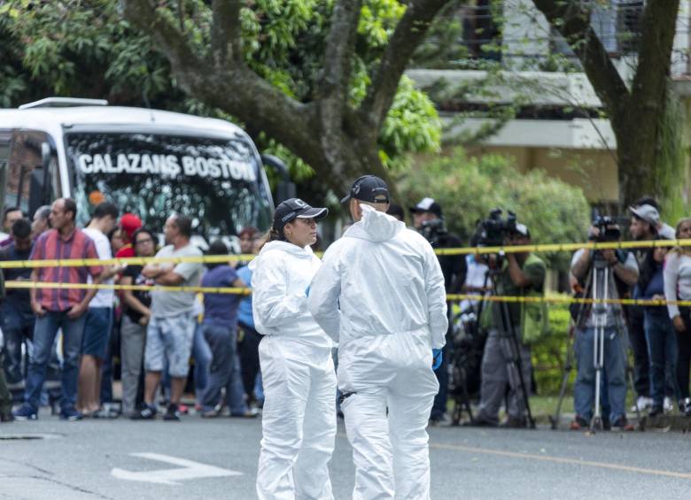 El homicidio del conductor se presentó en la Cr 82 #49ddFoto: Andrés Camilo Suárez Echeverry