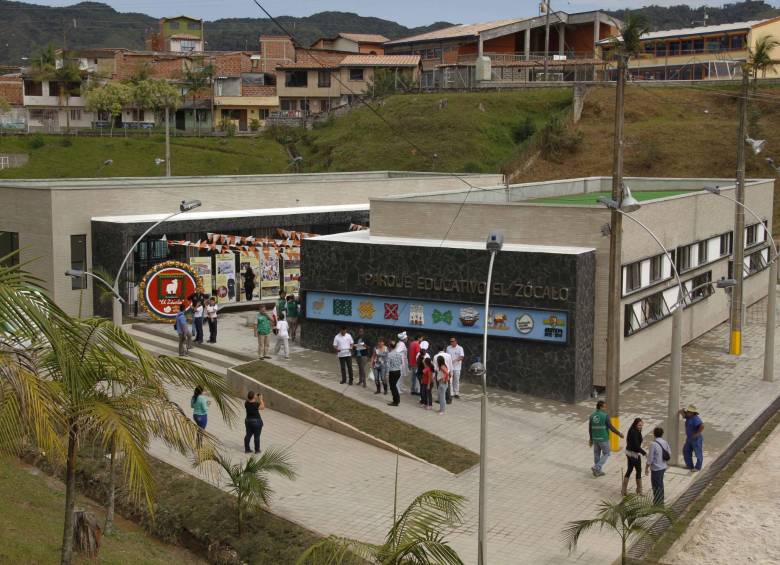 El parque educativo El Zócalo está ubicado en la Unidad Deportiva Municipal, a pocos metros del Centro Integrado de la Cultura, el coliseo cubierto y una Institución Educativa. FOTO cortesía