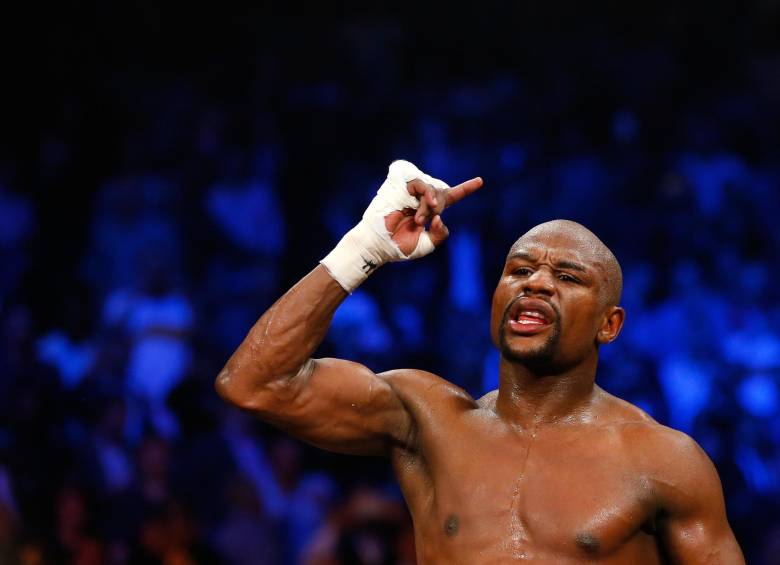 El multicampeón Floyd Maywaether anunció su retiro del box en la pelea del próximo sábado en Las Vegas ante Andre Berto. FOTO AFP
