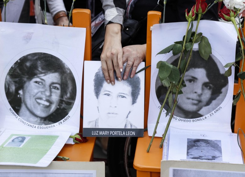 El Consejo de Estado condenó a la Nación por la desaparición forzada de la que fue víctima Lucy Amparo Oviedo en el Holocausto del Palacio de Justicia. FOTO COLPRENSA