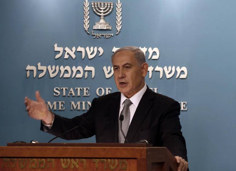 Primer ministro israelí, Benjamín Netanyah. FOTO AFP