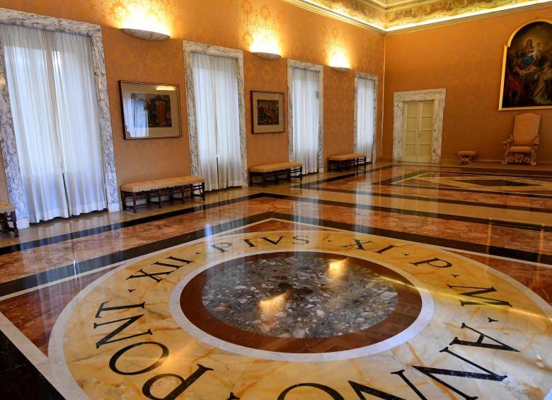 Este es uno de los salones abiertos al público. FOTO AFP