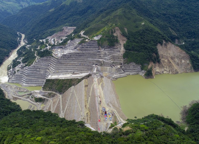 Panorámica del proyecto hidroeléctrico Hidroituango. FOTO: Juan David Úsuga Muñoz