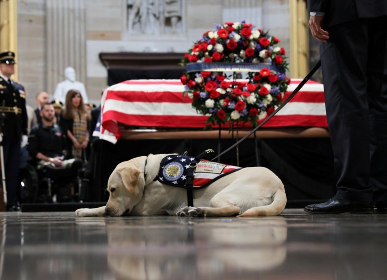 El emotivo discurso de George W. Bush en el funeral de su padre