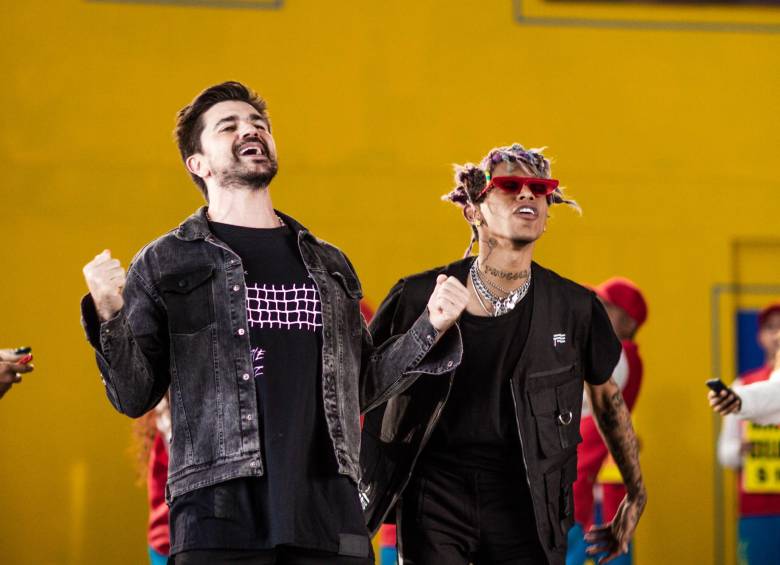 Juanes y Lalo Ebratt grabaron en Medellín el video de La plata. FOTOS cortesía equipo de juanes/ 36 grados y jaime molina