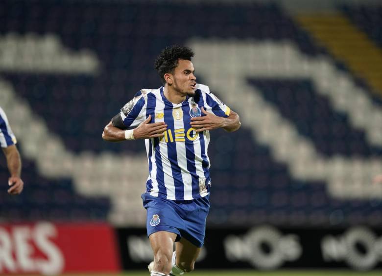 Luis Díaz juega su segunda temporada en el fútbol europeo. Llegó al club luso en julio de 2019. FOTO Twitter @FCPorto 