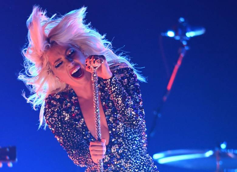La cantante y compositora estadounidense Lady Gaga se presentó durante la 61ª entrega anual de los premios Grammy. Foto: AFP
