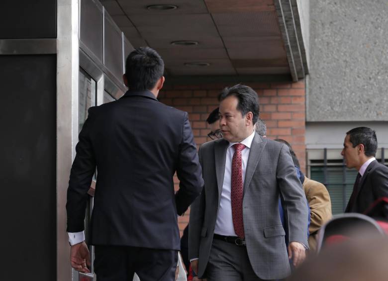 En los tribunales de Bogotá y Cundinamarca, se llevó a cabo la imputación de cargos a William Villamizar, gobernador de Norte de Santander. FOTO COLPRENSA