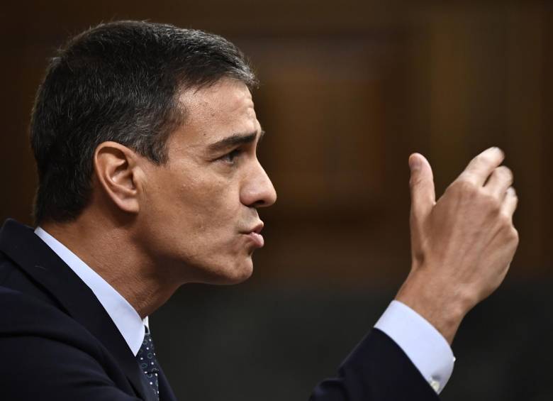 Presidente del Gobierno español, Pedro Sánchez. FOTO: AFP