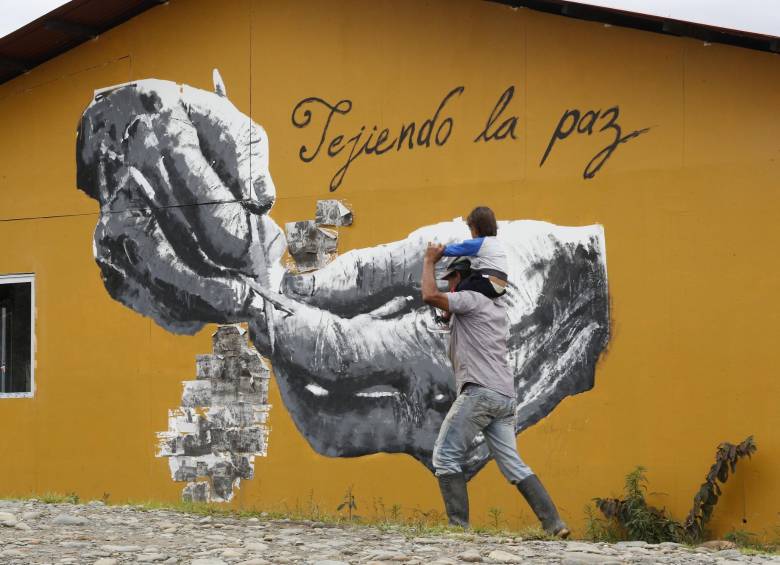 Espacio Territorial de Capacitación y Reincorporación de desmovilizados de la Farc, en la vereda La Guajira, del municipio de Mesetas en el departamento del Meta. Foto: Manuel Saldarriaga Quintero