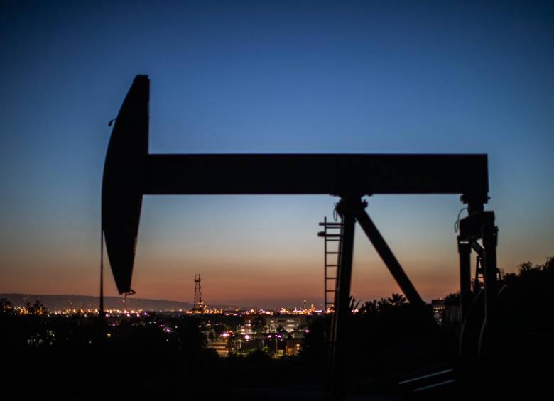 Campo petrolífero de Long Beach en Signal Hill, California. FOTO AFP