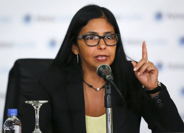 Canciller venezolana, Delcy Rodríguez. FOTO REUTERS