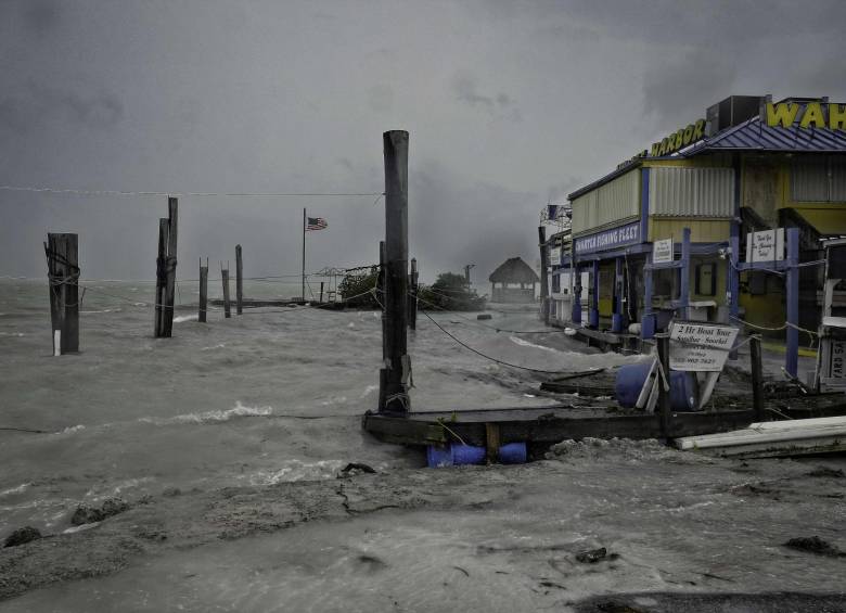 Irma ya está en los Cayos de la Florida. FOTO AFP