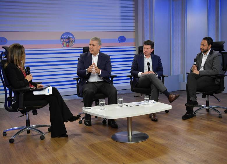 El presidente Iván Duque lanzó la nueva plataforma en un Facebook Live. FOTO: Cortesía Presidencia