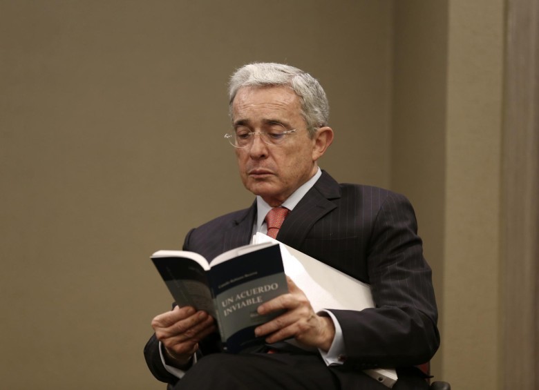 Álvaro Uribe Vélez, expresidente y senador del Centro Democrático. FOTO COLPRENSA