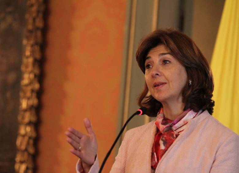 María Ángela Holguín, canciller de Colombia. FOTO COLPRENSA