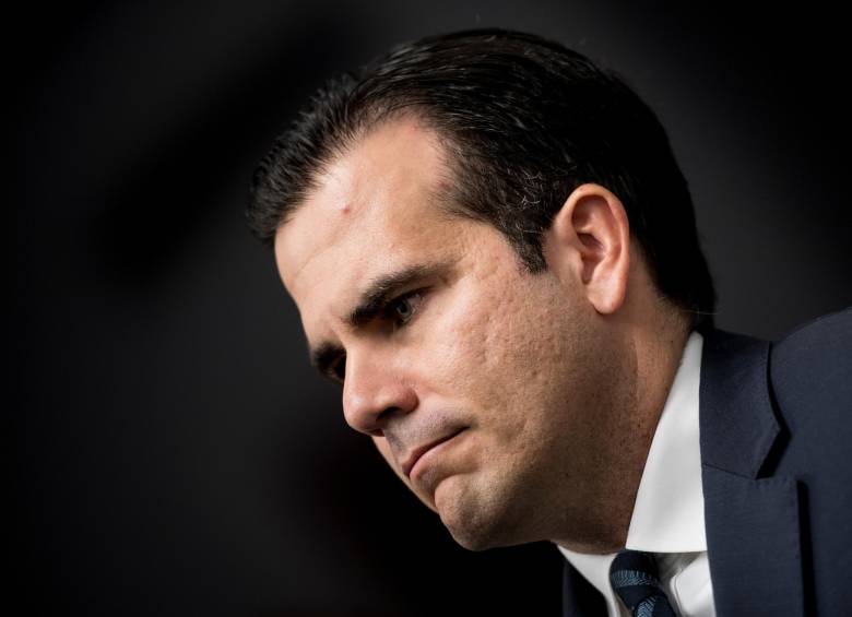 Ricardo Roselló, gobernador de Puerto Rico. FOTO: AFP