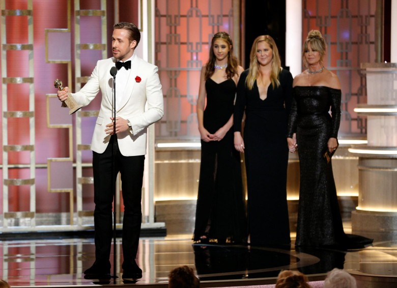 Ryan Gosling ganó el año pasado como Mejor Actor de Película Musical o Comedia. FOTO Reuters