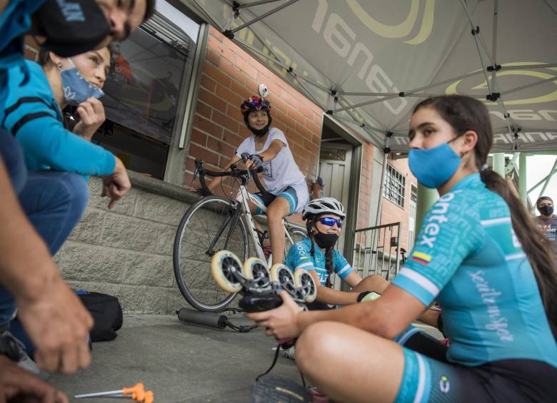 Valentina Posada Gaviria es una de las tres velocistas que el club Aslan de La Ceja tiene en el campeonato.