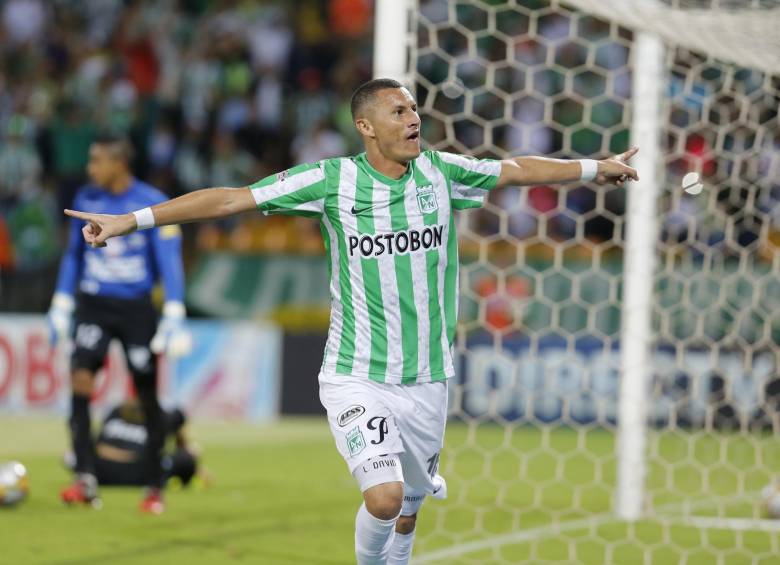 Luis Páez, a los 57 minutos, anotó el gol del triunfo verde. FOTO JUAN ANTONIO SÁNCHEZ