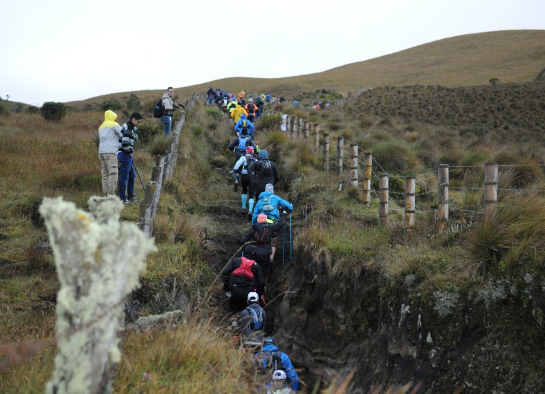 Un total de 300 atletas se midieron al exigente reto de la Maratón Nevado del Ruiz. FOTO CORTESÍA