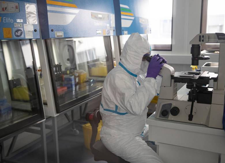 Laboratorio de investigación ubicado cerca a París, Francia. FOTO AFP 