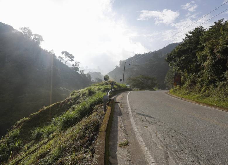 Vía entre Amagá y La Pintada. Sector entre Amagá y La Huesera. Foto (ilustrativa): Manuel Saldarriaga Quintero