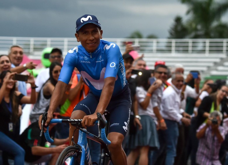 Nairo Quintana ya fue campeón del Giro de Italia y la Vuelta a España. El Tour de Francia en su gran objetivo. FOTO AFP
