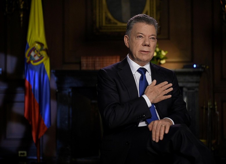 El expresidente Juan Manuel Santos. Foto. Colprensa. 