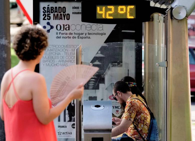 Se aproximan los días pico en la ola de calor que sufre Europa. Foto: EFE