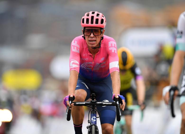 El antioqueño Rigoberto Urán es uno de los deportistas confirmados para el vuelo que llevará a 190 atletas nacionales a Europa. FOTO GETTY