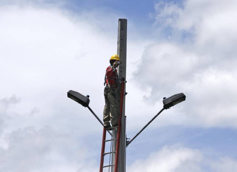En Colombia cada minuto se accidente un trabajador. FOTO JUAN ANTONIO SÁNCHEZ.
