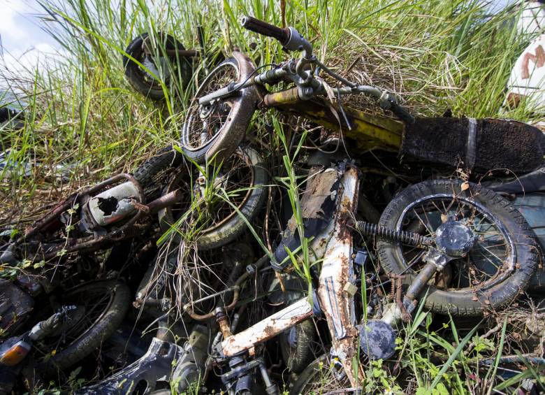 Los carros también tienen su cementerio