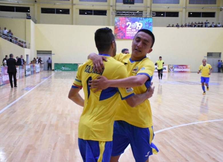 La Selección Colombia marcó 22 goles en cuatro partidos disputados en el torneo. FOTOs Cortesía fecolfutsalón
