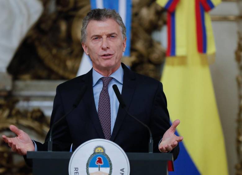 Mauricio Macri, presidente de Argentina. FOTO: EFE