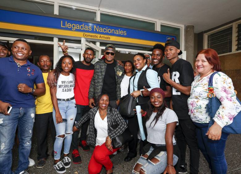 El campeón mundial Eléider Álvarez ya está en Antioquia