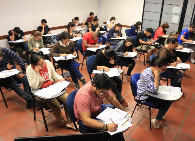 El Instituto Colombiano para la Evaluación de la Educación (Icfes) aplicó las pruebas Saber y Saber Pro en octubre de 2019. FOTO: COLPRENSA 