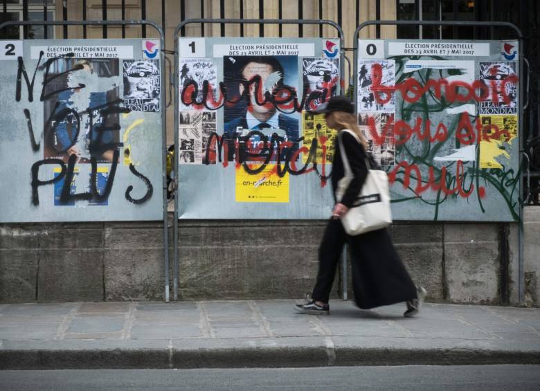 Según diferentes encuestas, la abstención del próximo domingo podría alcanzar el 30 %, una cifra muy superior a la de anteriores elecciones presidenciales cuando fue del 20 %. FOTO AFP