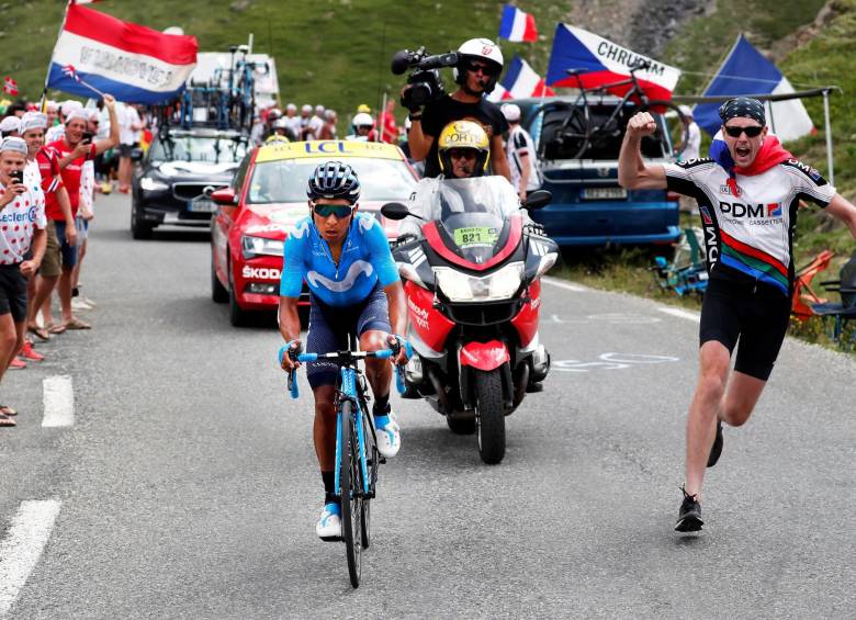 Antes de esta etapa, el colombiano perdía 9.30 en la general. Ahora luchará por su cuarto podio en el Tour.