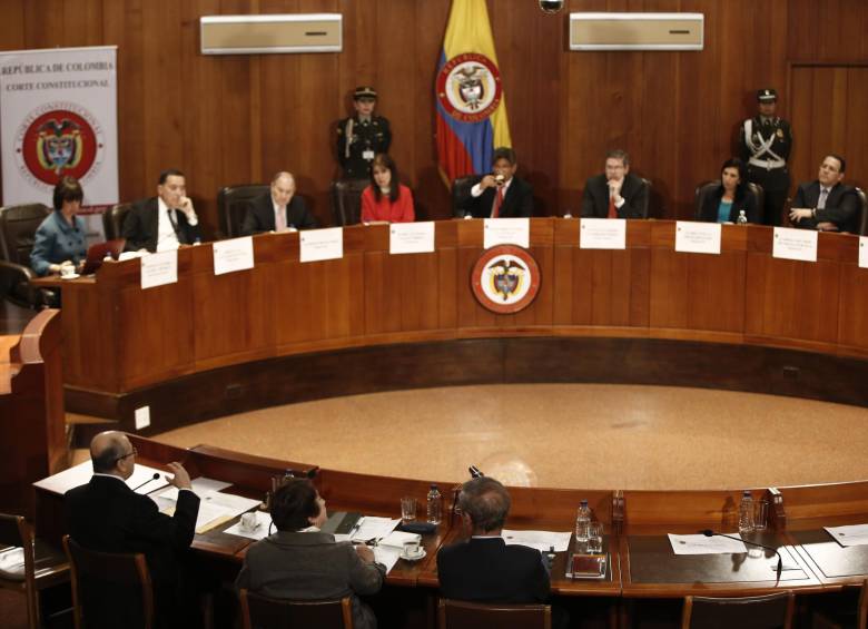  La Corte aún no ha decidido si realiza o no audiencia pública. El plazo para que todas las entidades invitadas den el concepto se vence en 10 de mayo. FOTO COLPRENSA
