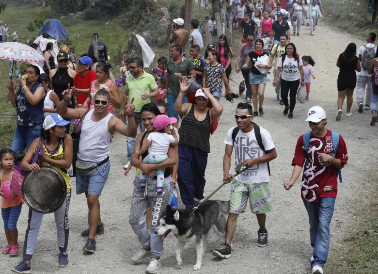 Así transcurre la tradicional sancochada de Caldas