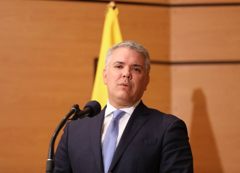 El presidente Iván Duque realizó la tradicional alocución presidencial de fin de año. FOTO Colprensa
