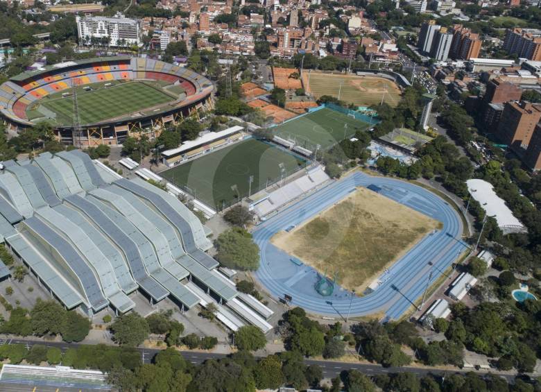Hoy, la Unidad Deportiva Atanasio Girardot es un complejo multipropósito con 19 equipamientos que concentra buena parte de la actividad de alto rendimiento en Medellín. FOTO Manuel saldarriaga