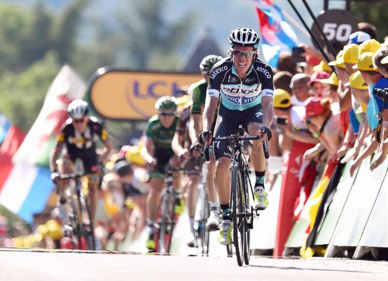 El gigante alemán Andre Greipel es el líder de la clasificación por puntos (151) en la ronda gala. FOTO AP