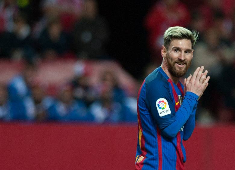 Messi marcó su gol número 500 con Barcelona ante Sevilla. FOTO AF