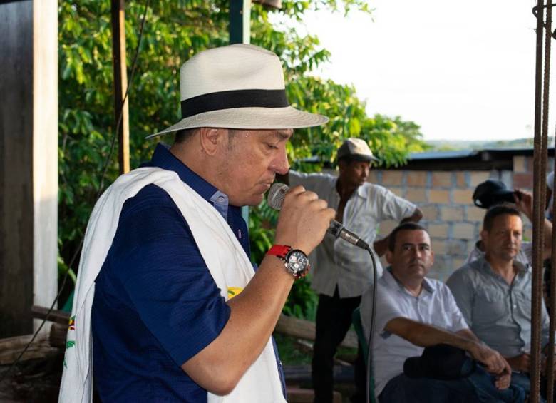 Julián Alfredo Perdomo Losada, alcalde de San Vicente de Caguán (Caquetá). FOTO FACEBOOK