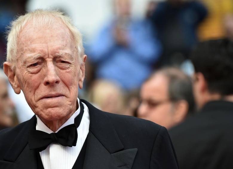 Imagen de 2016 del actor Max von Sydow. FOTO AFP